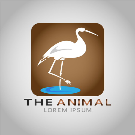This logo has an animal image. This logo is good for use by companies or businesses related to children's toys.のイラスト素材