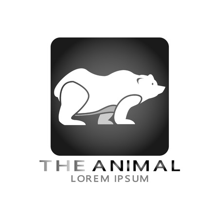 This logo has an animal image. This logo is good for use by companies or businesses related to children's toys.のイラスト素材