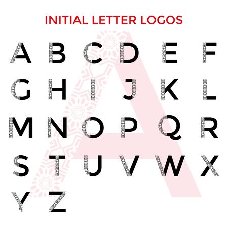 This is the design of the letter logo with the initial logo style. This logo is suitable for companies or other creative business sharing. This logo can be used for commercial, educational and personal needs.のイラスト素材