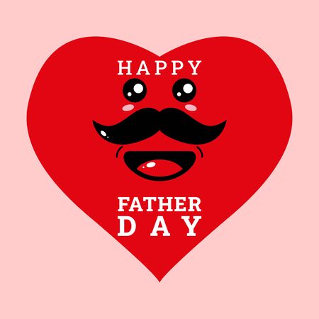 This illustration was made to commemorate Father's Day. This illustration can be used for various needs both for commercial, educational or personal needs.のイラスト素材