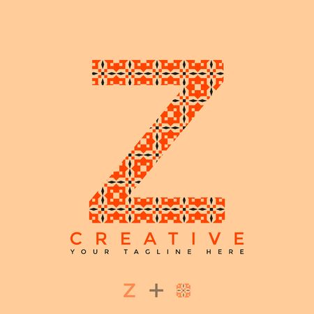 This is the design of the letter Z logo with the initial logo style. This logo is suitable for companies or other creative business sharing. This logo can be used for commercial, educational and personal needs.のイラスト素材