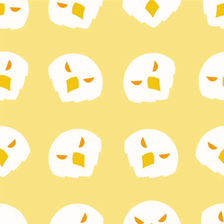 This is a seamless pattern design in the shape of an animal head. This pattern can be used for a variety of purposes, whether commercial, educational, or personal.のイラスト素材