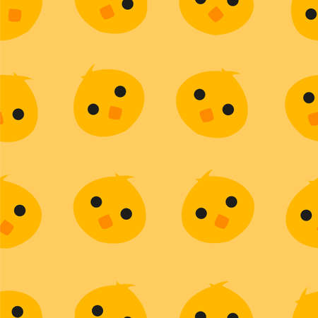 This is a seamless pattern design in the shape of an animal head. This pattern can be used for a variety of purposes, whether commercial, educational, or personal.のイラスト素材