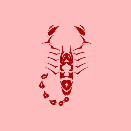This is an illustration with a scorpion in it. This illustration is suitable for a variety of purposes, whether commercial, educational, or personal.のイラスト素材