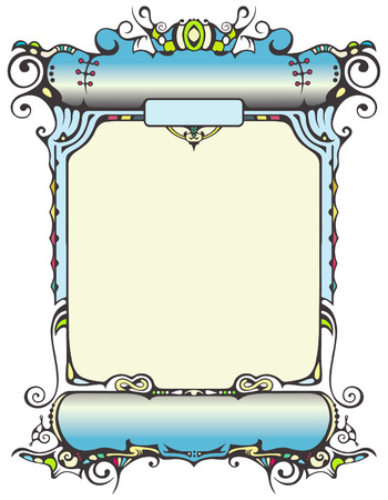 Artistic Borderのイラスト素材