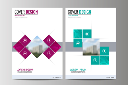 Abstract flyer design background. Brochure template.のイラスト素材