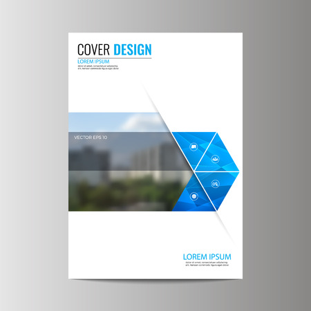Abstract flyer design background. Brochure template.のイラスト素材