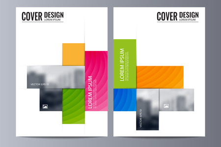 Abstract flyer design background. Brochure template.のイラスト素材