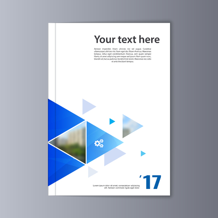 Abstract flyer design background. Brochure template.の写真素材