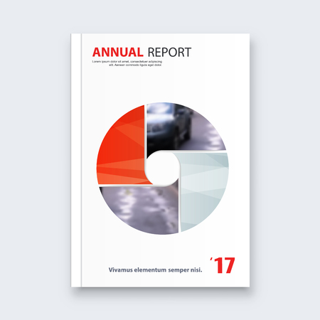 Abstract flyer design background. Brochure template.のイラスト素材