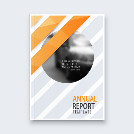 Abstract flyer design background. Brochure template. Can be used for magazine cover, business mockup, education, presentation, report.のイラスト素材