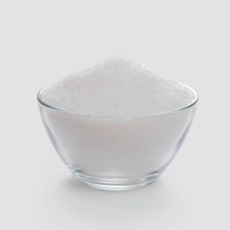 White sugar for cooking, side viewの写真素材