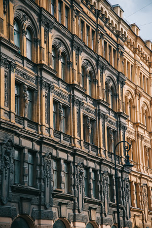 Large furnished house Palais Royal. An apartment building of the late XIX.のeditorial素材