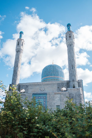Mosque. The architect Nikolai Vasilyev. Construction was completed by 1921.