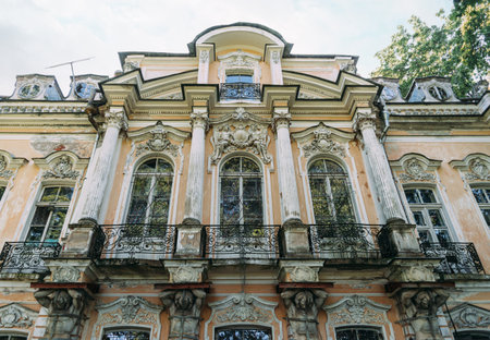 Own Dacha Palace, belonged to Empress Elizabeth Petrovna. Built in 1727. Neo-baroque style....
