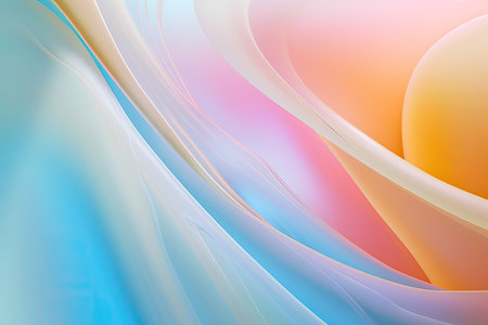 A futuristic backdrop with vibrant colors and intricate patterns. AI generative.の素材