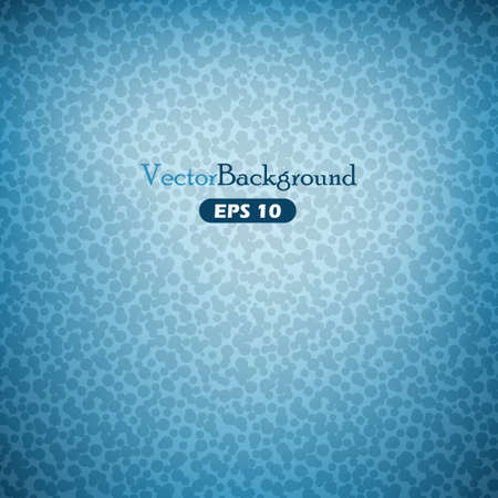 Blue abstract vector background with blobsのイラスト素材