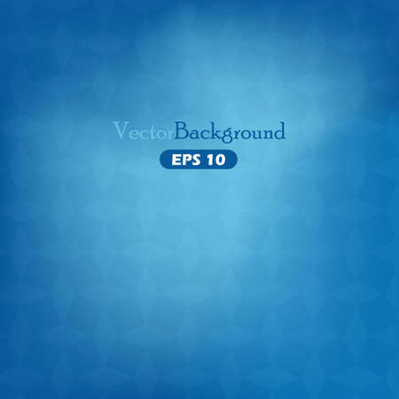 Blue abstract vector background with diamonds and squaresのイラスト素材