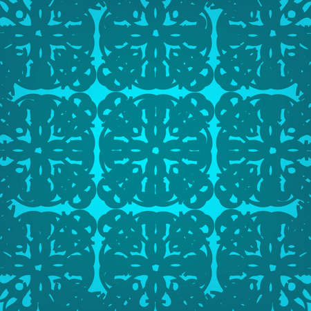 Turquoise ornamentのイラスト素材