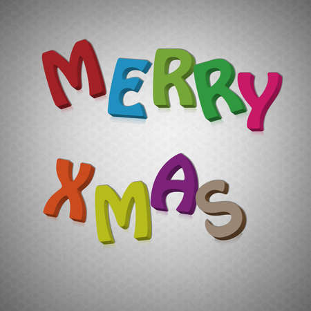 Xmas colorful magnetsのイラスト素材
