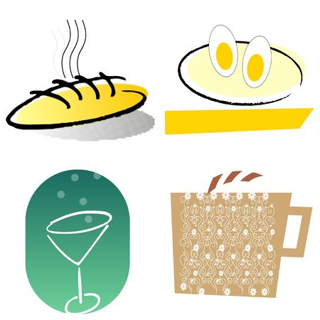 illustration with different vegetables collection isolated on white background 13の写真素材