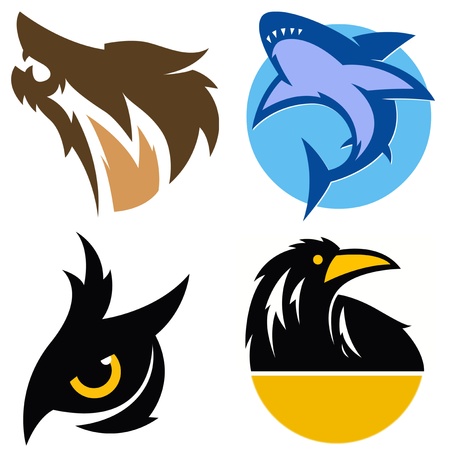 logos representing various flora and fauna 07