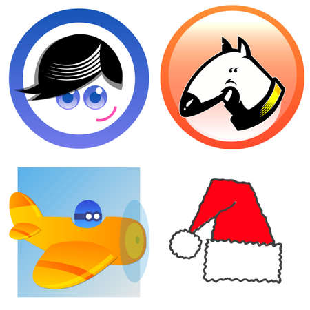 illustrations animals and flowers 18の写真素材