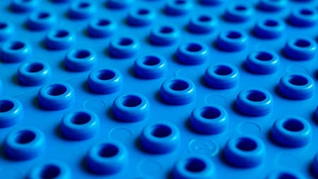 blue mesh texture and buttonhole. good wallpaperの写真素材