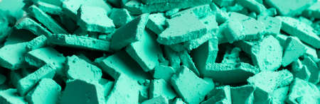 blue flat copper carbonate stones. macro photo.の写真素材