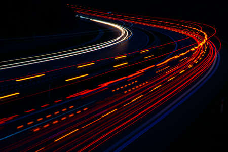 lights of cars with night.