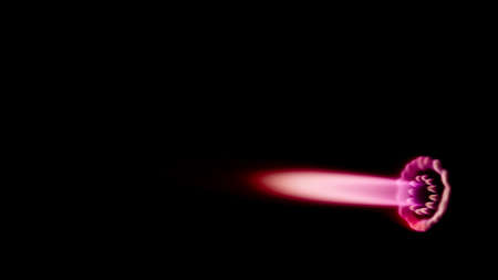 gas burner flame abstraction long exposure
