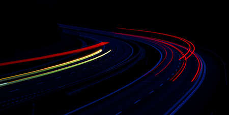 lights of cars with night.