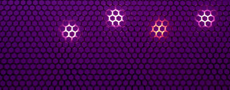 abstract light background with hexagonの写真素材