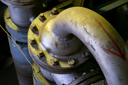 pipelines with valves, industrial fittings