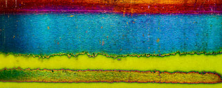 colorful abstraction of streaks and smudges