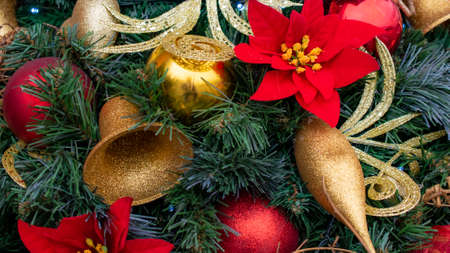 Christmas decorations on the Christmas tree