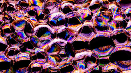 foam bubbles, abstract image for background or texture