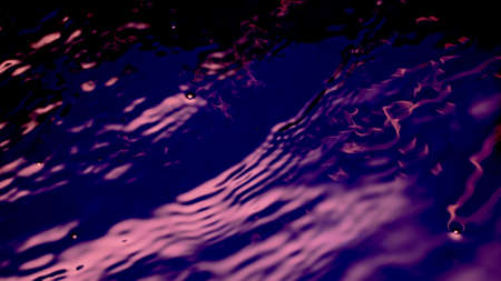 blue water mirror. abstract background of rippled water surfaceの写真素材