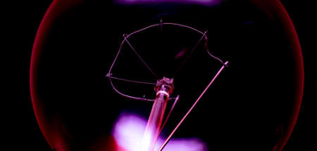 light bulb closeup abstract art