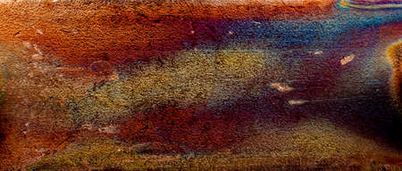 multicolored oxidized copper metal background