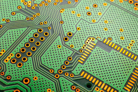printed circuit. layout of tracks.の写真素材
