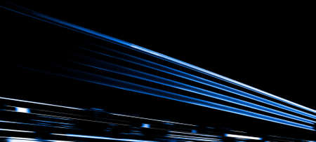 lights of cars with night. long exposureの写真素材