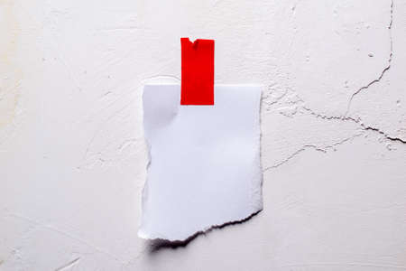 sticky note on the wall. copy spaceの写真素材