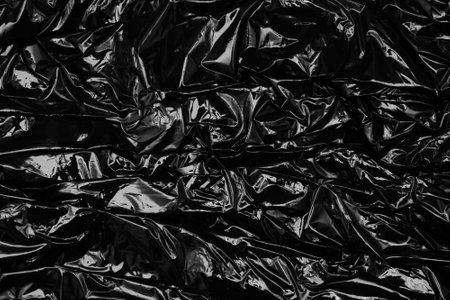 wavy foil, reflections of light, artistic background