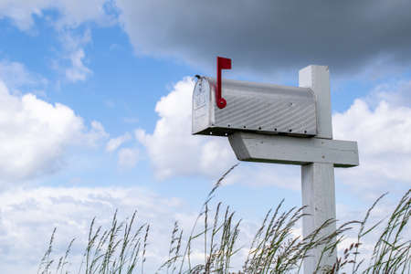 US mailbox in the clouds