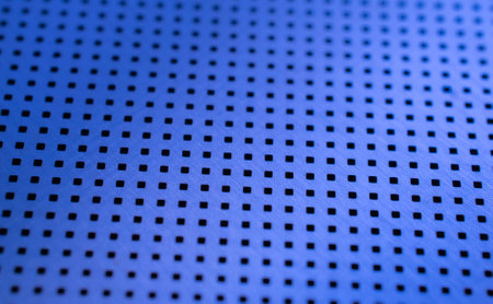 sheet metal with fine square holes. background or textureの写真素材