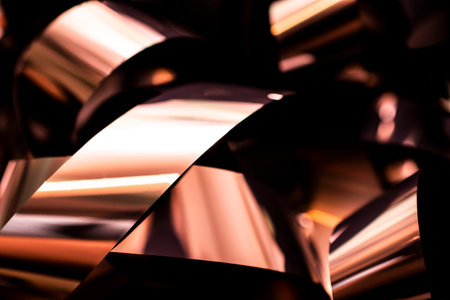 spiral ribbon, videotape tape. background or texture