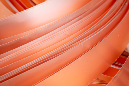 copper waste, copper waste for recyclingの写真素材
