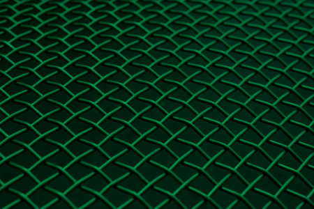 metal mesh on a black backgroundの写真素材