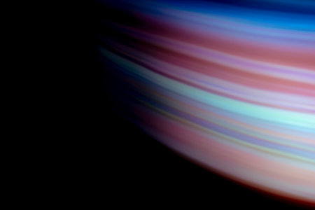 luminous lines on a black background